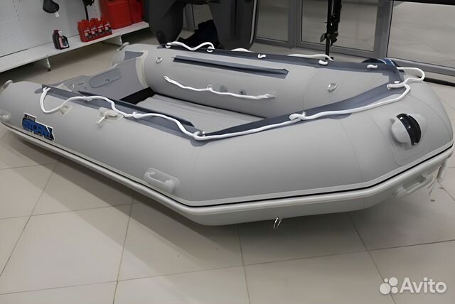 Лодка пвх Stormline Heavy Duty Air Light 400 серая
