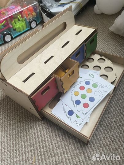 Развивающая игра Умный сундучок 3 в 1