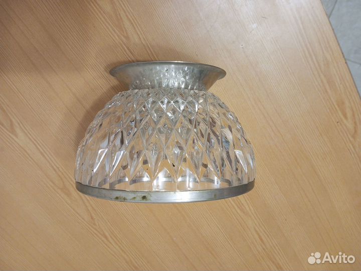 Ваза для конфет на ножке хрусталь СССР