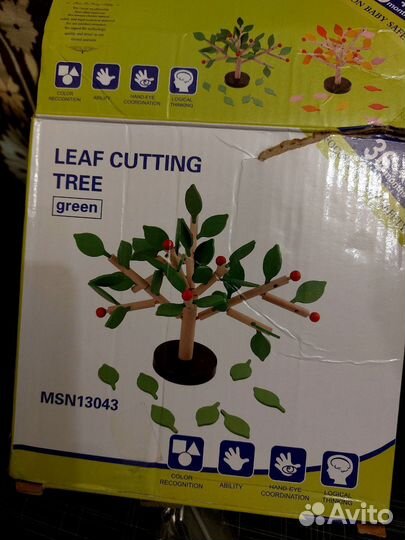 Развивающие игрушки дерево головоломка Монтессори