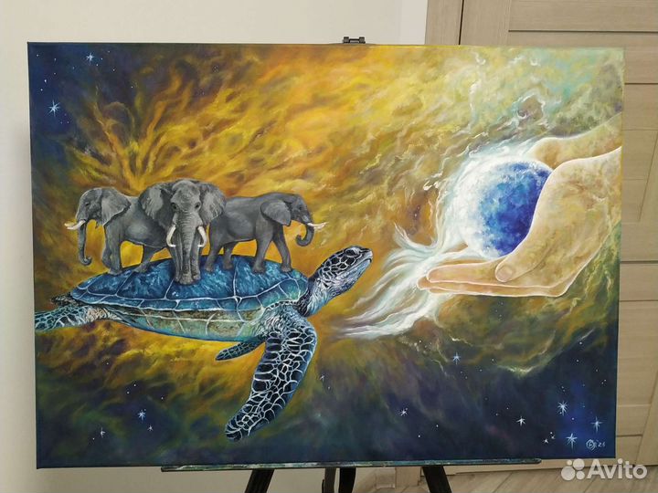 Картина маслом на холсте 