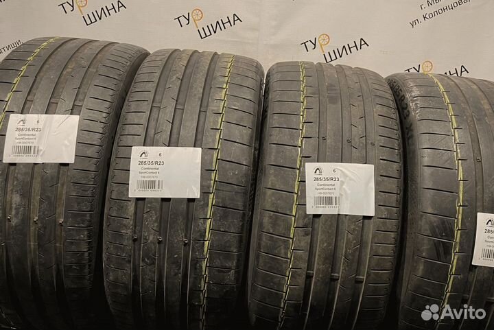 Continental SportContact 6 285/35 R23 94Y
