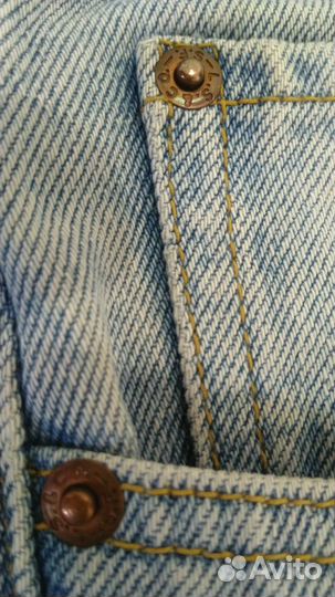 Джинсы levis 501R made in USA ретро оригинал 34-32