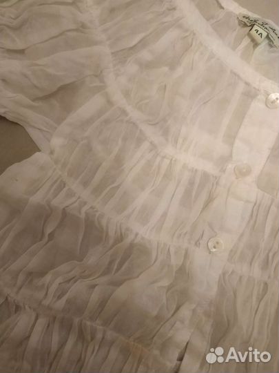 Блузка туника белая