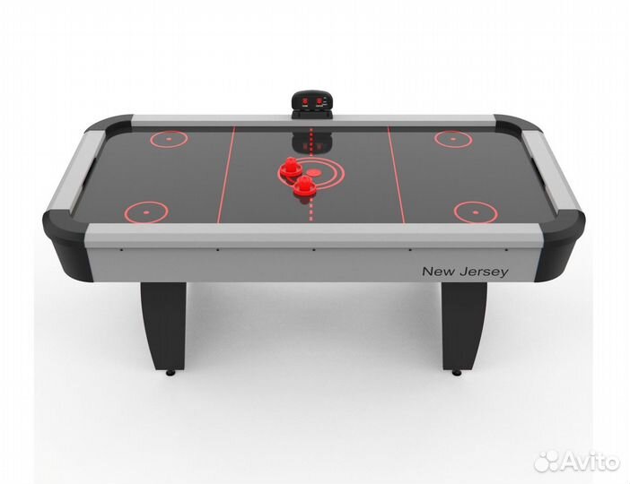 Большой аэрохоккей для детей новый, 7 футов