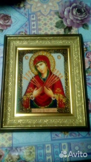 Икона из бисера 