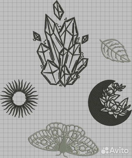 Разработка дизайна вышивки