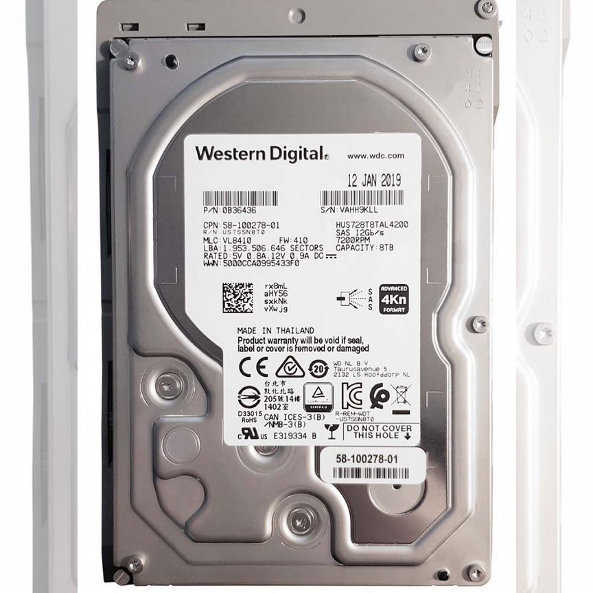 [UCS-S3260-HD8TA] Жесткий Диск Cisco Ucs-S3260-Hd8ta 8tb Sas 3,5"
