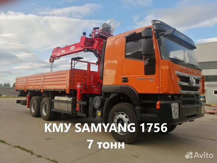 IVECO-Hongyan Genlyon C500 с КМУ, 2024