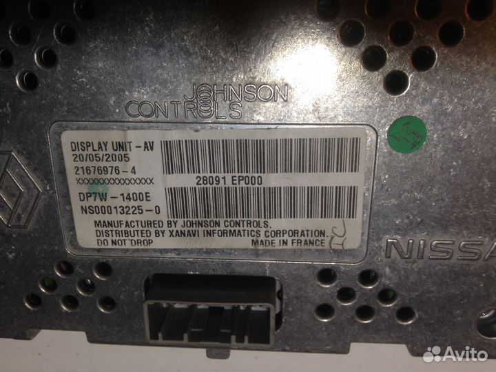 Ниссан Патфайндер монитор Ниссан Навара дисплей
