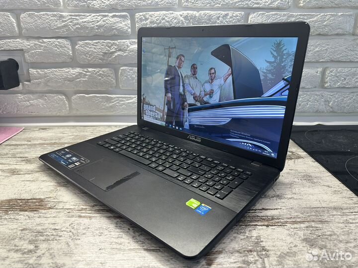 Большой мощный игровой Asus i5-5200U/ 940M/SSD