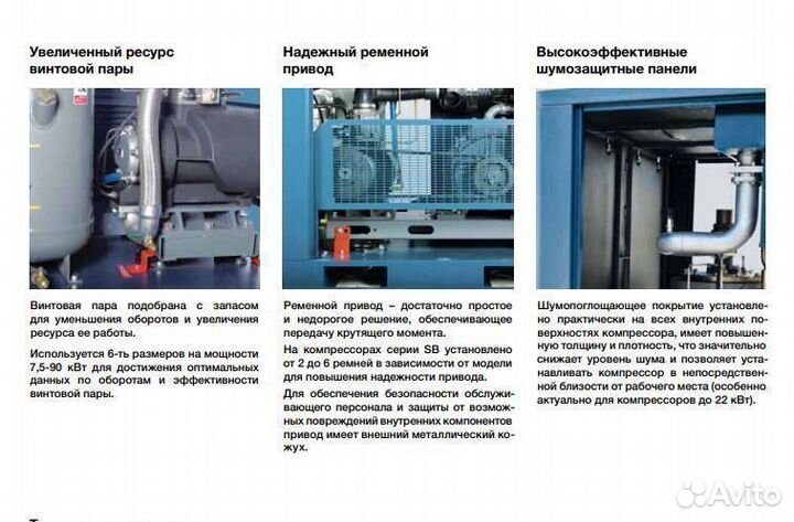 Компрессор 90 кВт винтовой