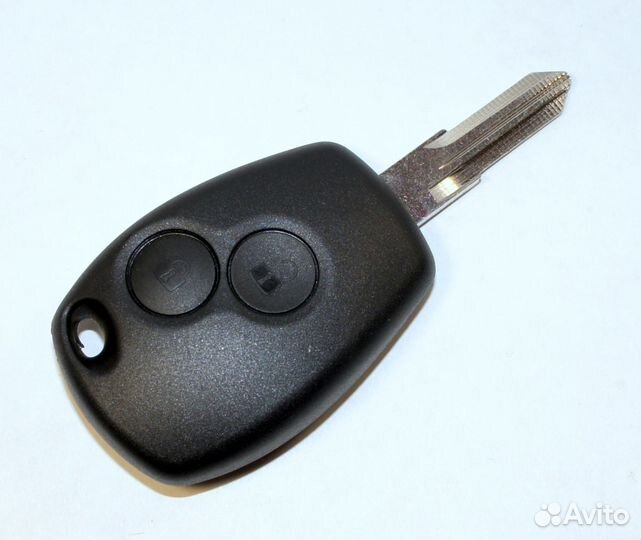 Ключ зажигания Рено / Renault Duster 2 кнопки