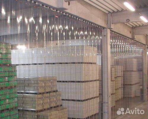 Пленочная завеса морозостойкая 200х2мм. пвх шторы