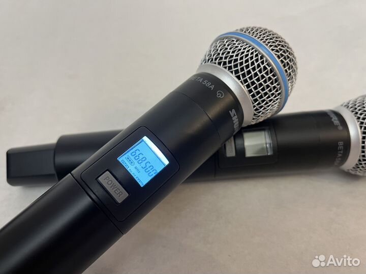 Радиосистема с 2мя микрофонами shure glxd4