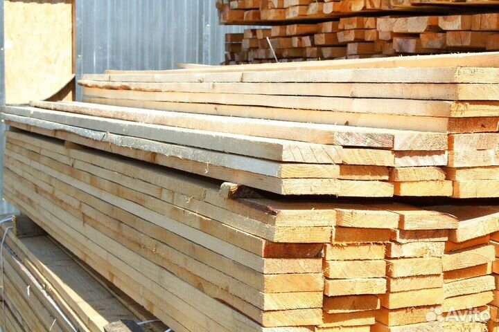 Доска обрезная 50х150х6000
