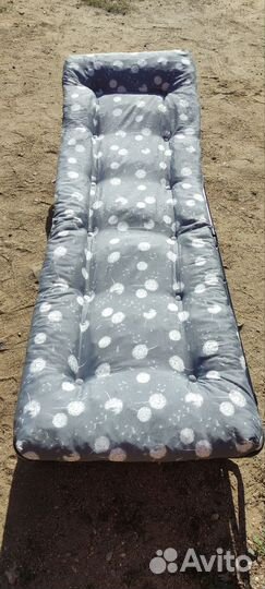 Раскладушка с матрасом