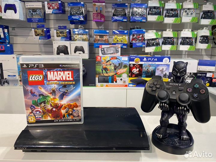 PS3 Super Slim + Lego Marvel Super Heroes