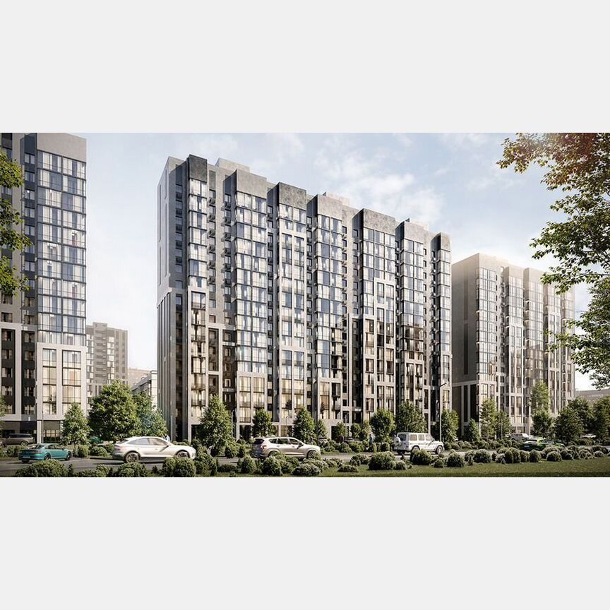 2-к. квартира, 59,6 м², 3/15 эт.