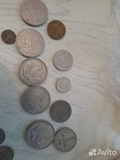 Советские монеты СССР и 1992г,1993г