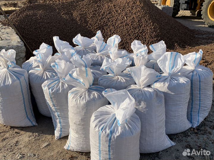 Керамзит в мешках