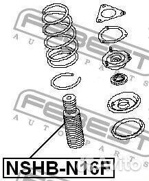 Пыльник переднего амортизатора