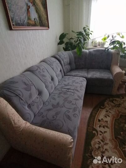 Диван угловой с креслом