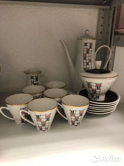 Кофейный фарфоровый сервиз ГДР