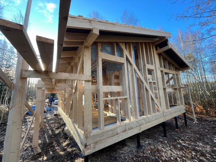 Дом 63 м² на участке 10 сот.