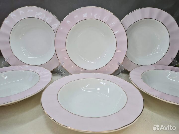 Набор тарелок глубоких 23 см lenardi