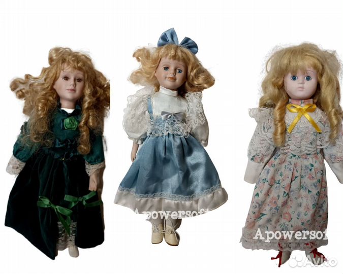 Кукла фарфоровая коллекционная Германия