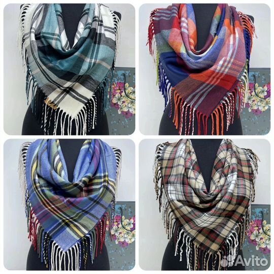 Платок шаль шарф палантин 70*70 см