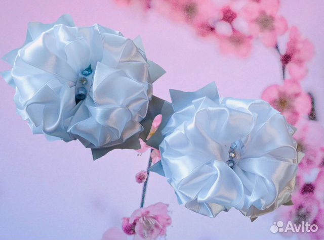 Белые банты на 1 сентября