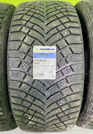 Michelin X-Ice North 4 SUV 275/40 R21 и 305/35 R21 109T