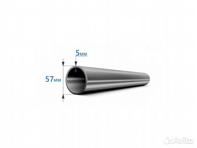 Труба металлическая 57Х5 купить в Костроме | Товары для дома и дачи | Авито