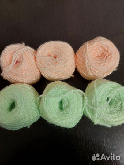 Пряжа нитки для вязания цена за 6 штук