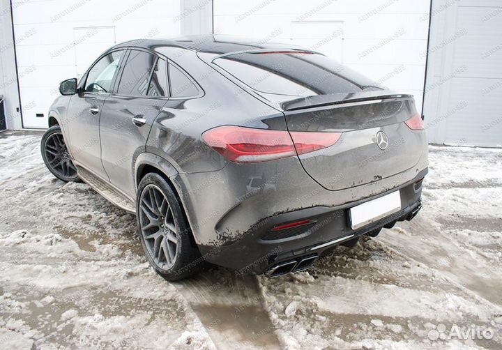 Mercedes gle coupe C167 диффузор насадками 63 amg