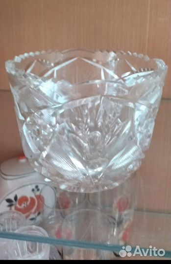 Салатник хрустальный -конфетница СССР