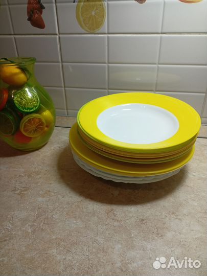 Тарелки обеденные luminarc сервиз 12 ш бз.дефектов