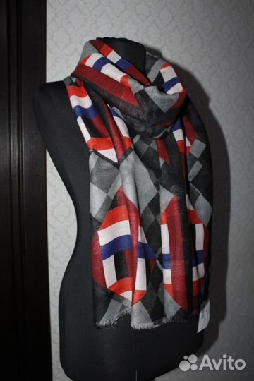 Лоскуты павловопосадские; шерсть, шелк, хлопок