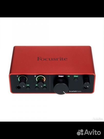 Звуковая карта Focusrite Scarlett Solo 4th Gen