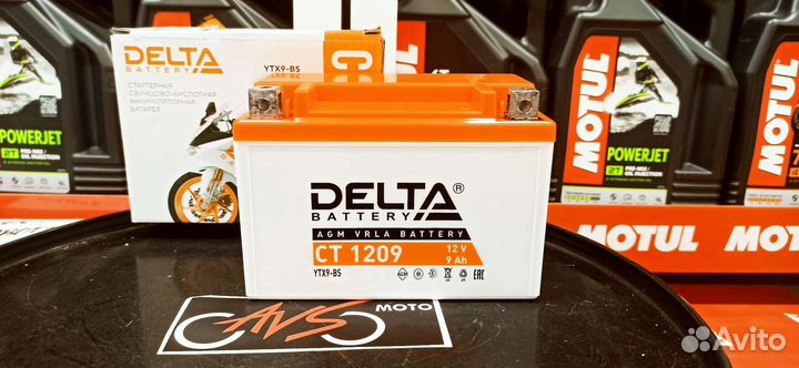 Акб 12В 9А/ч п.п. Delta CT1209 ток135 152х86х108