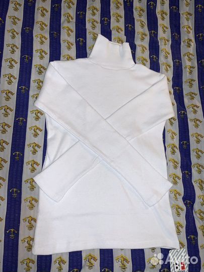 Лонгслив Водолазка Бадлон Белый Детская 164