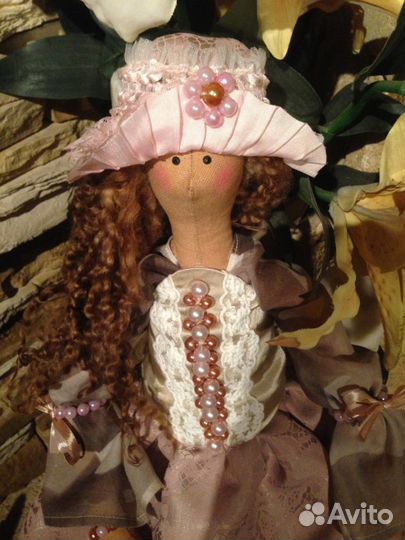 Тильда Высокая70 см Кукла коллекционная.Новая