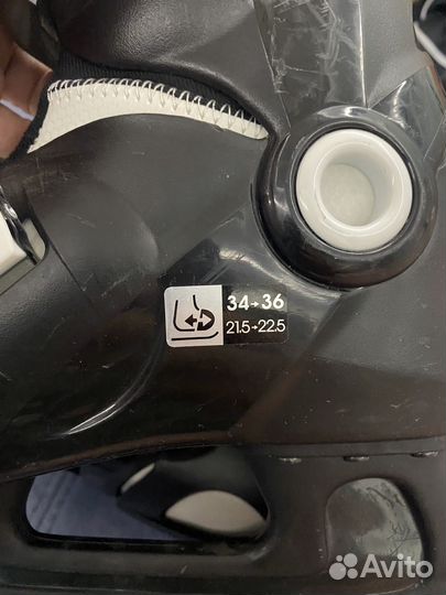 Раздвижные коньки, размер 34-36