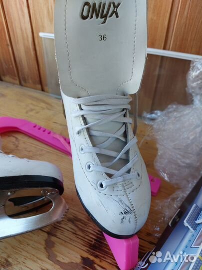 Коньки Atemi белые 36 размер