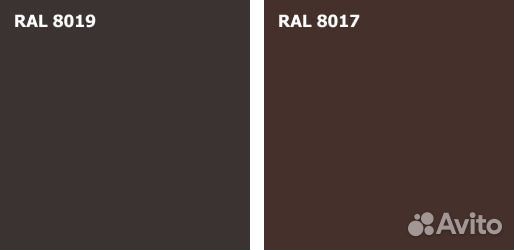 Профлист С8 0,5 RR32 темно-коричневый