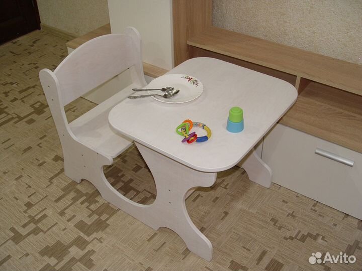 Новый детский стол-стул 2в1 общая конструкция