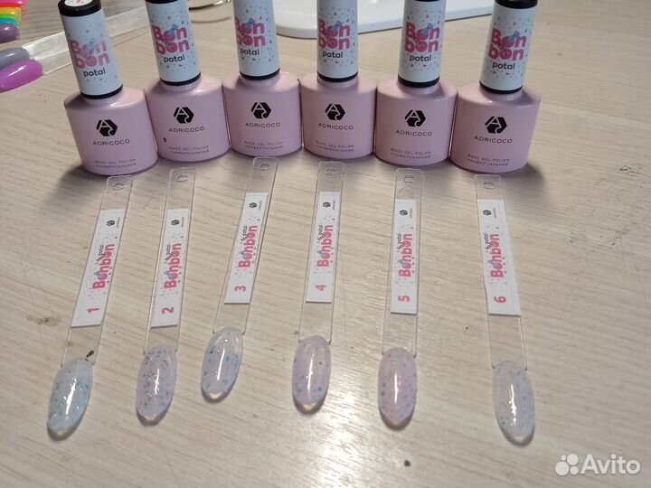 Набор гель лаков исплльзованны 3 раза