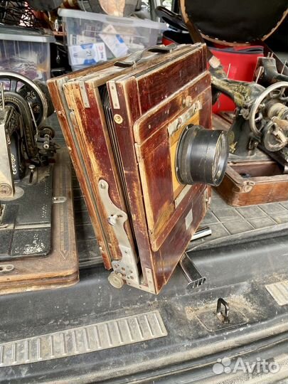 Фотоаппарат старинный. СССР. Линза
